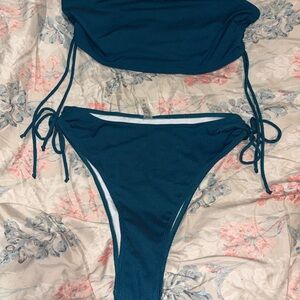 Teal Bikini Set